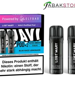 Lost Mary WAVI | Blue Razz Lemonade | Liquid Pod | 20mg | 2er Pack